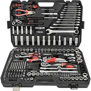 Awtools Wrench Set 225El 1/2/3/8/1/4 Black Line  Aw39225 Aw39225Bl