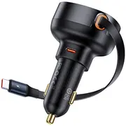 Baseus Enjoyment Pro Auto Lādētājs 60W  C00057802111 01 154599-Uniw 6932172641658 iekārtas lādētājs