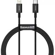 Baseus Superior Series Cable Usb-C to iP  20W Pd 1M Black 6953156205307 69776-Uniw Bsu2666Blk Catlys-A01 Usb kabelis