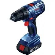Bosch cordless drill driver Gsr 18V-21 Professional solo  18Volt Blue / black L-Boxx 2X Li-Ion battery 2.0Ah 06019H1008 0 601 9H1 008