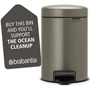 Brabantia atkritumu tvertne ar pedāli Newicon  3 l Platinum 113246 11 32 46