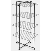 Brabantia Hangon Tower Drying Rack 30M Matt Black  8710755319303 Veļas žāvētājs