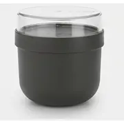Brabantia Make  Take brokastu trauks 0.5L dark grey 204180 8710755204180 Pārtikas uzglabāšanas piederumi