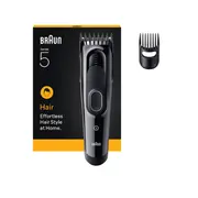 Braun Hair Clipper  Hc5510 Series 5 Cordless Number of length steps 9 Black matu bārdas Trimmeris