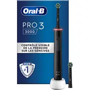Braun Oral-B Pro 3 3000 Crossaction black Edition  electric toothbrush Black 8006540759790 350931 56114 Orb759790 Cross Action bk mutes higiēnai
