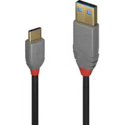 Cable Usb2 C-A 3M/Anthra 36888 Lindy  Usb kabelis