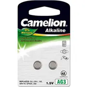 Camelion Ag3/Lr41/Lr736/392  Alkaline Buttoncell 2 pcs 4260216454806 12050203 44/3-173394 Baterija
