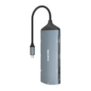 Canyon Usb-8-In1 Hub Usb-C  Hdmi/3Xusb/Usb-C/Rj45/Sd Slot retail Cns Tds15 Tar-2206089 Usb centrmezgli