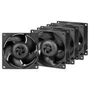 Case Acc Arctic S8038-7K 80Mm Fan 4Pcs  Acfan00292A aksesuārs datorkorpusiem