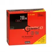 Cdrw 12X Sc 700Mb Intenso 10 pieces  2801622 matricas