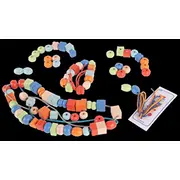 Classic World Drewniane Koraliki Do Nawlekania 96 elementow  Cw53818 konstruktors