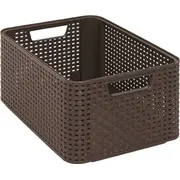 Curver Kaste Style L 43 6X32 6X23Cm tumsi bruna 0803616210  3253923616002 205850 Crv205850