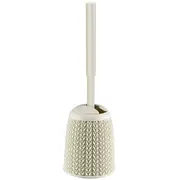 Curver Tualetes poda birste ar turetaju Knit O14X43Cm balts 0802004X64  3253922004008 235055 Vannas istabas piederumi