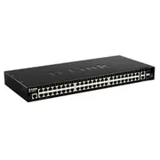 D-Link Dgs-1520-52/E network switch Managed L3 10G Ethernet 100/1000/10000 1U Black  Dgs 1520 52/E komutators