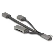 Delock 2 Port Usb Hub inklusive Sd und Micro Card Reader  64303 centrmezgli