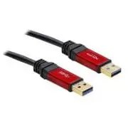 Delock 82745 Kabel Usb 3.0 Premium Typ-A Stecker auf 2M schwarz  kabelis vads