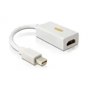 Delock Adapter mini Displayport 1.1 male  Hdmi female Passive white 65128 karte
