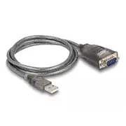 Delock Adapter Usb 2.0 Typ-A  Seriell Rs-232 D-Sub 9 Pin St 61400 adapteris