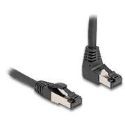 Delock Kabel sieciowy Rj45 Cat.8.1 S/Ftp w dol pod katem 90/Prosty 2 m czarny 80446 4043619804467  Joinedit76216257