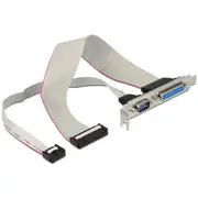Delock Slot Bracket  1 x Serial Parallel De 83445 kabelis vads