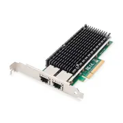 Digitus 10Gbps Dual Port Ethernet Server adapter Pcie X8  Intel X540 Bt2 Dn-10163 Dn 10163 datortīklu aksesuārs