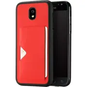 Dux Ducis Pocard Series Premium Izturīgs Silikona Aizsargapvalks Priekš Samsung J730 Galaxy J7 2017 Sarkans  Duxd Pock Samj7 Rd 49847-Uniw maciņš apvalks mobilajam telefonam