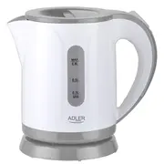 Electric kettle 0 8L Ad 1371G white-gray  Elektriskā Tējkanna