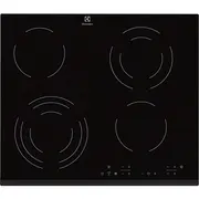 Electrolux Ehf6343Fok hob Black built-in Ceramic 4 zones  Ehf 6343Fok 19104577 7332543484140 plīts virsma