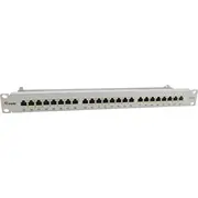 Equip 24-Port Cat.6A Shielded Patch Panel  Light Grey 4015867209417 326525