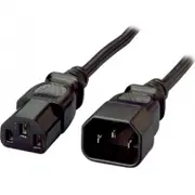 Equip Kaltgerateverl.-Kabel Iec C14 - C13 St/Bu 1 80M Polybeutel  112100 kabelis vads
