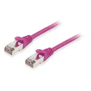 Equip Patchkabel Cat6A  S/Ftp 2Xrj45 25.00M lila Lszh Polybeutel 606813 tīkla kabelis