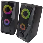 Esperanza Usb Speakers 2.0 Led Rainbow Baila 5901299944912  Egs103 datoru skaļruņi