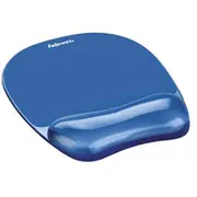 Fellowes Crystal Gel Mouse Wrist Support blue  9114120 peles paliknis