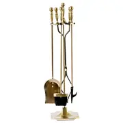 Fireplace Tools Set 5 1A Antique Brass 1A-Antiquebrass 4770364223464  Joinedit61260633 Dārza mēbeles