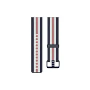 Fitbit  Versa-Lite Woven Hybrid Band large navy/pink 811138034375 Fb166Wbnvpkl