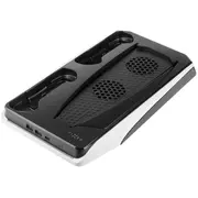 Fixed Multifunctional Station for Playstation 5 with Cooling and Charging two Dualsense Controllers  Fixps5-Mcs-Bw 8591680147137 spēļu konsoles gampad