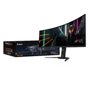 Gigabyte Gaming Monitor 49 Oled Aorus Co49Dq Ek1  5120X1440 Dqhd 3 ms 250 cd/m2 Typ Hdmi ports quantity 2 144 Hz Black 4719331855680 monitors