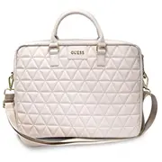 Guess bag for laptop Gucb15Qlpk 15 pink Quilted 