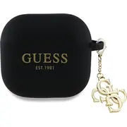 Guess Gua4Lecg4K Airpods 4 cover czarny/black Silicone 4G Charm Gue004346 3666339397388  Joinedit73749559