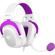 Havit H2002D - gaming headphones  white and purple 6950676214154 austiņas