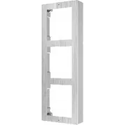 Hikvision Ds-Kd-Acw3/S Türstation Aufputzr. 3Fach Edelstahl 6941264072201  Ds Kd Acw3/S 7480054 Panou Frontal Aplicat Pentru 3 Module novērošanas kamera