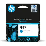 Hp 937 Cyan Original Ink Cartridge  4S6W2Ne toneris