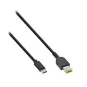 Inline Usb Type-C to Lenovo notebook Rectangular charging cable  2M 4043718294237 26671 kabelis