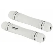 Intellinet 561952 Zewnetrzny lacznik Rj45 Poe 30W  do 1000M zestaw 2 szt Ip67 komutators