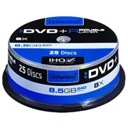 Intenso DvdR Dl Doublelayer  cakebox 25 8 5Gb 8X 4034303008384 4311144 matricas