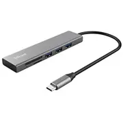 I/O Hub Usb-C 3Port Halyx/24191 Trust  24191 Usb centrmezgli