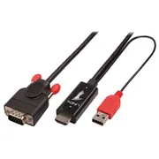 Kabel Hdmi an Vga aktiv  3M Stecker / 41457 kabelis video audio