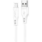 Kabel Usb Acefast Usb-A - Lightning 1.2 m Bialy 6974316280835  87634-Uniw kabelis