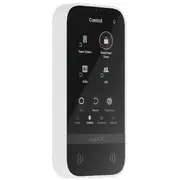 Keypad Wrl Touchscreen/Asp White 58455 Ajax  Touchscreen drošības sistēma