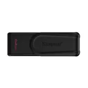 Kingston Usb Flash Drive  Datatraveler Exodia S 64 Gb 3.2 Gen 1 Black Dtxs/64Gb atmiņa